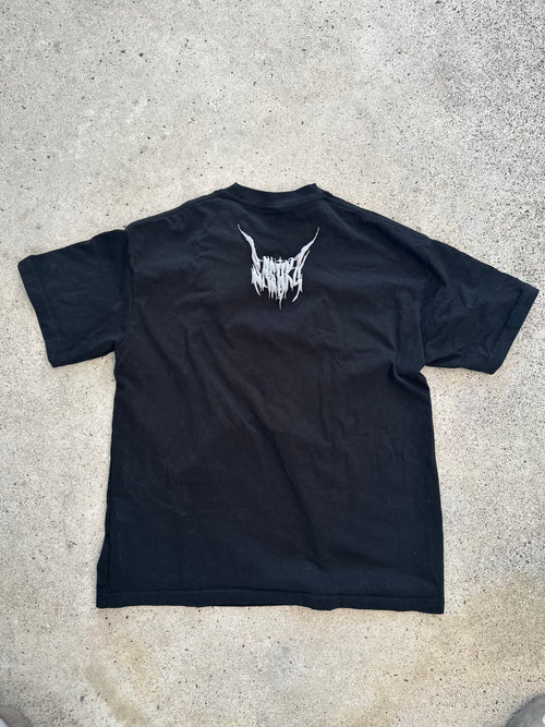 BLACK PUFF PRINT TEE