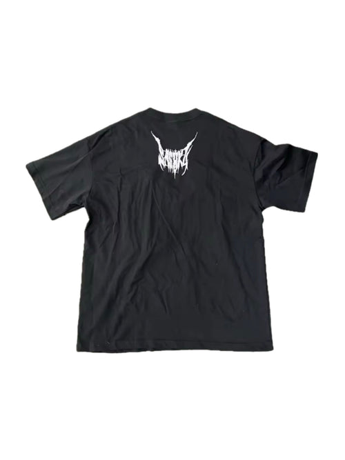 BLACK PUFF PRINT TEE