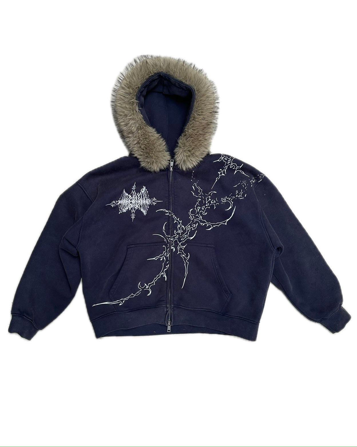 SASAKI FUR ZIP UP